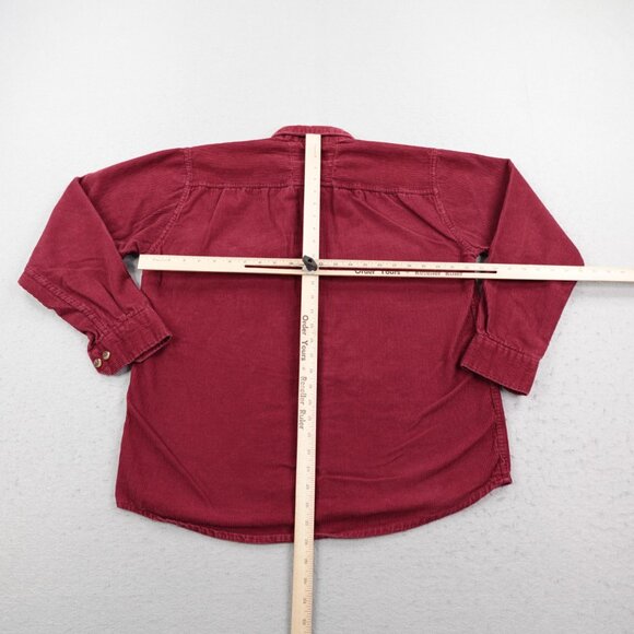 Ralph Lauren Polo Country Shirt Mens 2XL Red Corduroy Classic Fit Button Up - Picture 4 of 9